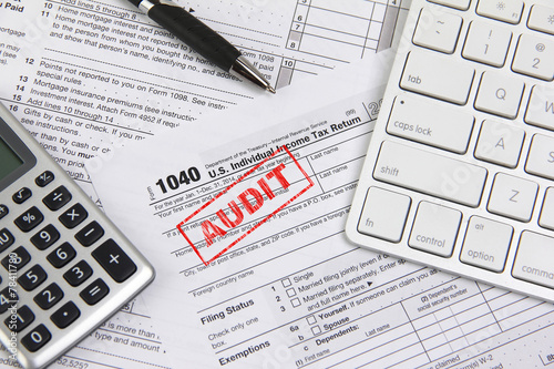 Filing online taxes and being audited