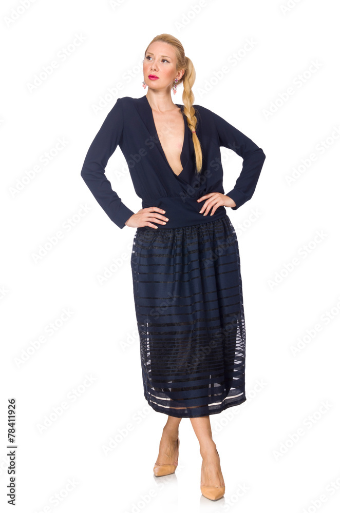 Young woman in fashion concept Young woman in fashion concept
