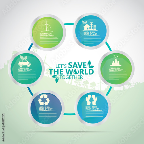 green infographic