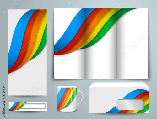 Abstract template set for design Free Download Abstract template set for design - GFXLoad
