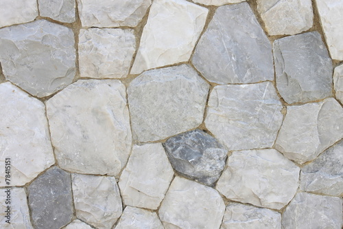Wall with rock pattern
