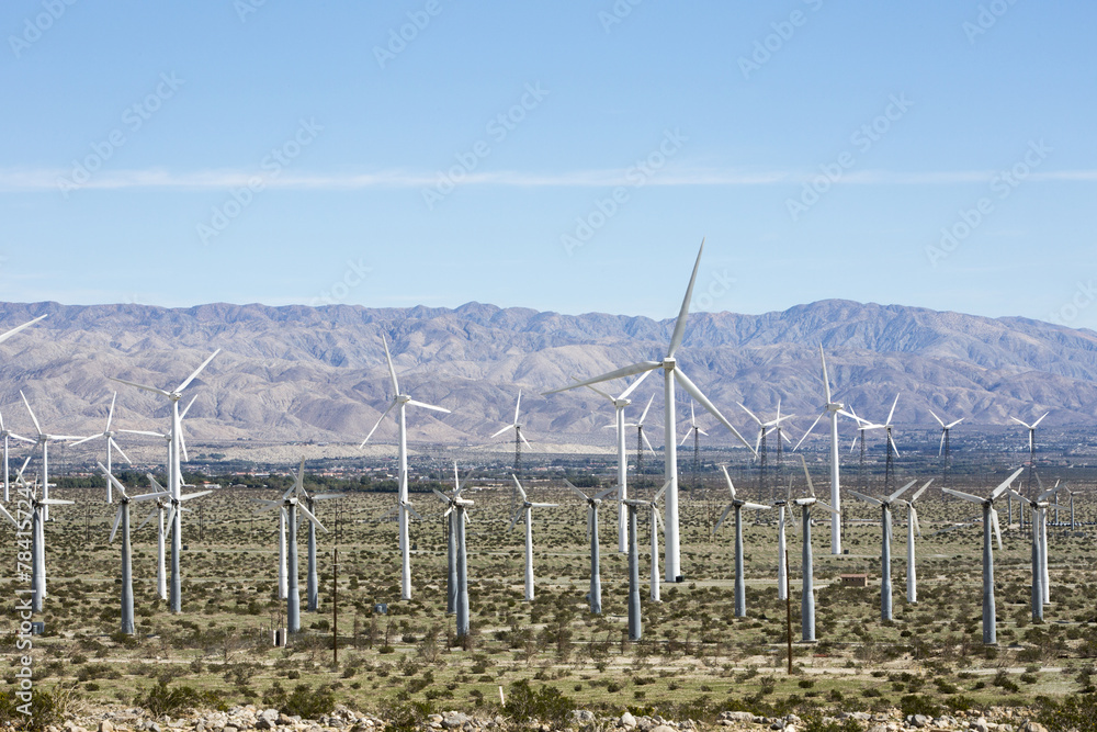 wind turbines in Southern California