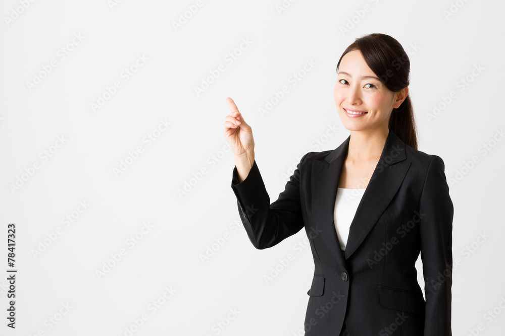 asian businesswoman on white backgroound asian businesswoman on white backgroound