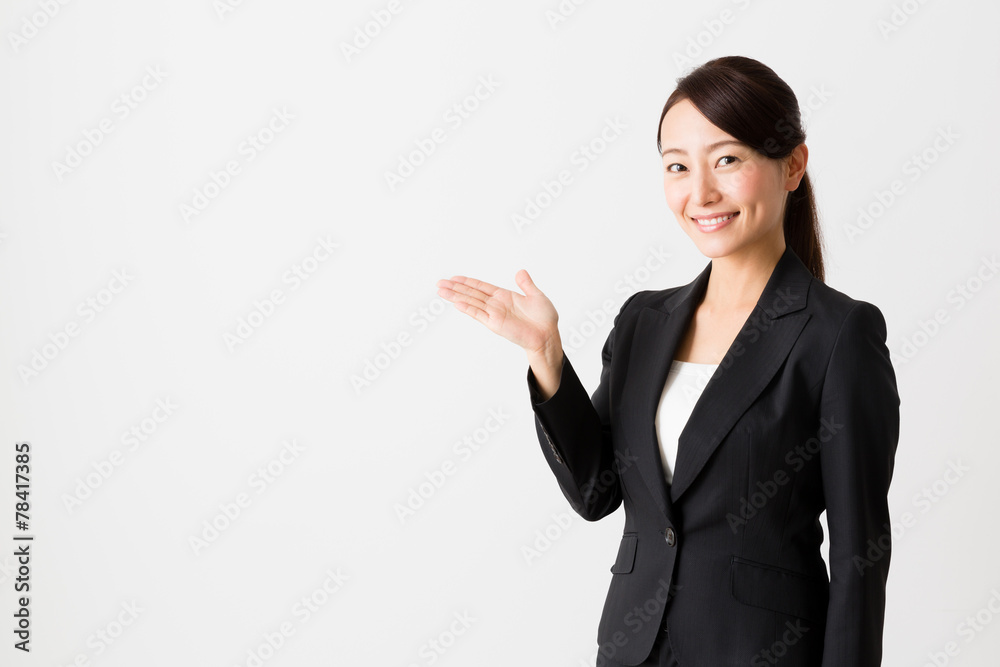 asian businesswoman on white backgroound asian businesswoman on white backgroound