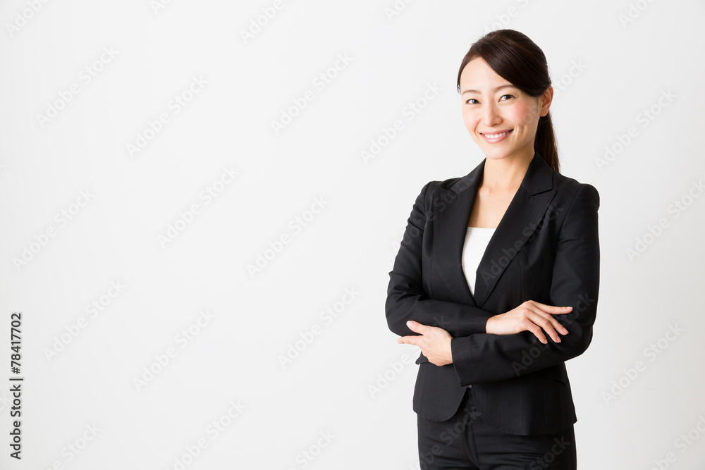 asian businesswoman on white backgroound asian businesswoman on white backgroound