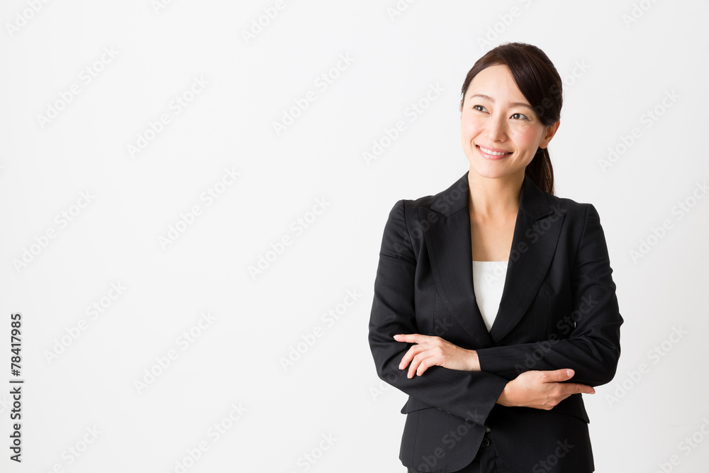asian businesswoman on white backgroound asian businesswoman on white backgroound