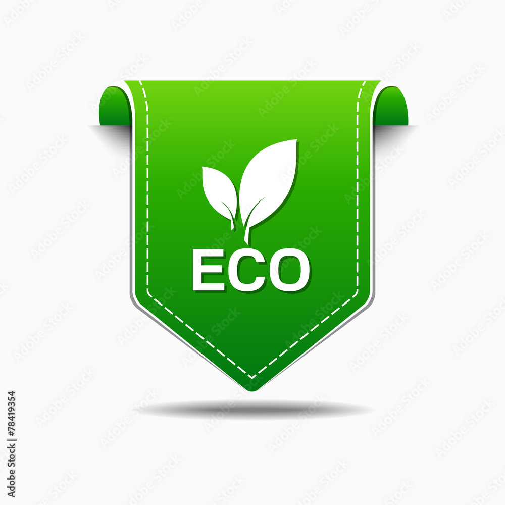 Eco Friendly Green Vector Icon Design Eco Friendly Green Vector Icon Design