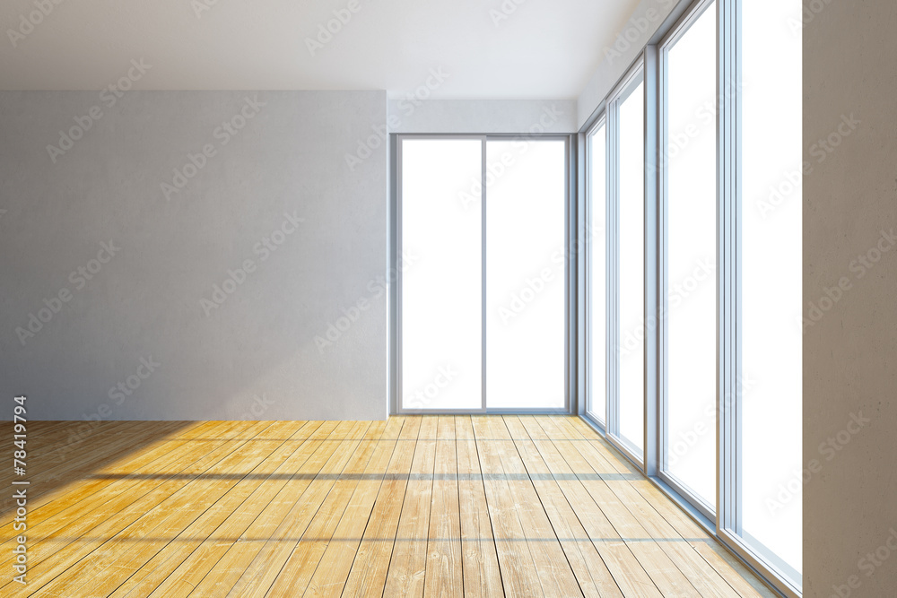 Obraz premium empty new office room