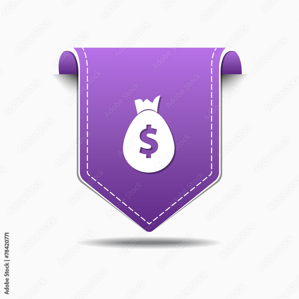 Dollar Sign Purple Vector Icon Design Dollar Sign Purple Vector Icon Design