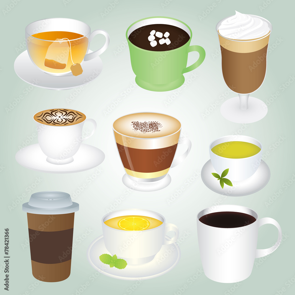 Obraz premium Basic Hot Drinks Set