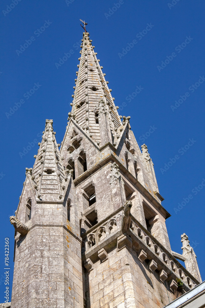 Eglise paroissiale Saint-Idunet, Chateaulin, Finistère, Bretagne