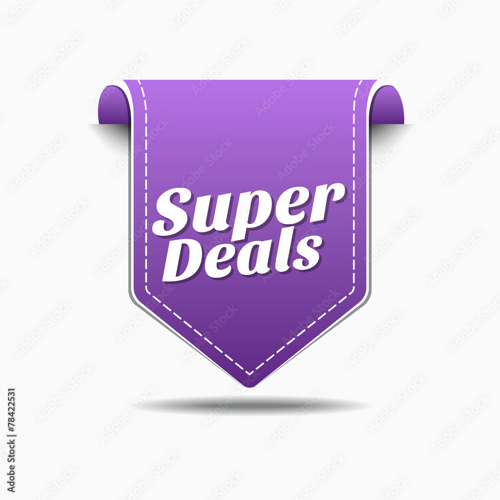 Super Deals Purple Vector Icon Design Super Deals Purple Vector Icon Design