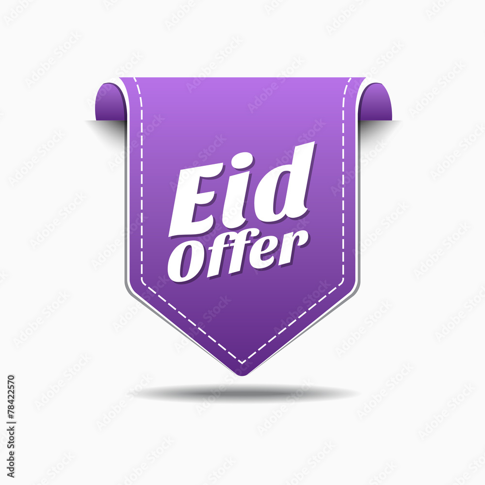 Eid Offer Purple Vector Icon Design Eid Offer Purple Vector Icon Design