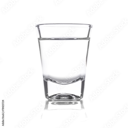 Wallpaper Mural vodka and wineglass isolated on white Torontodigital.ca
