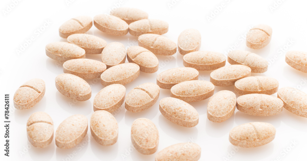 Herbal pill. Herbal pill.
