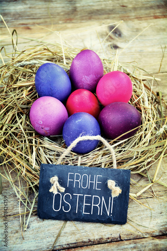 Osterkarte - Grußkarte - Fr...