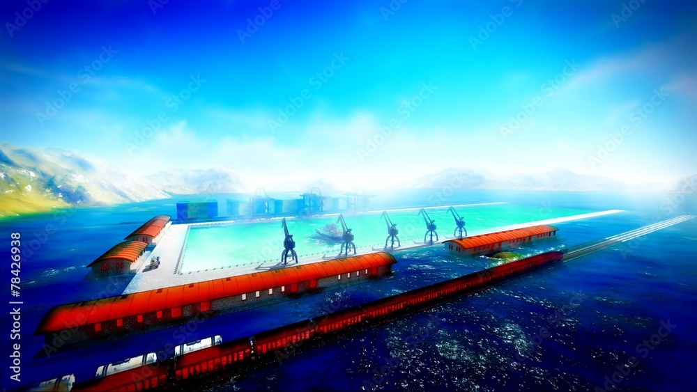 Fototapeta premium Shipyard