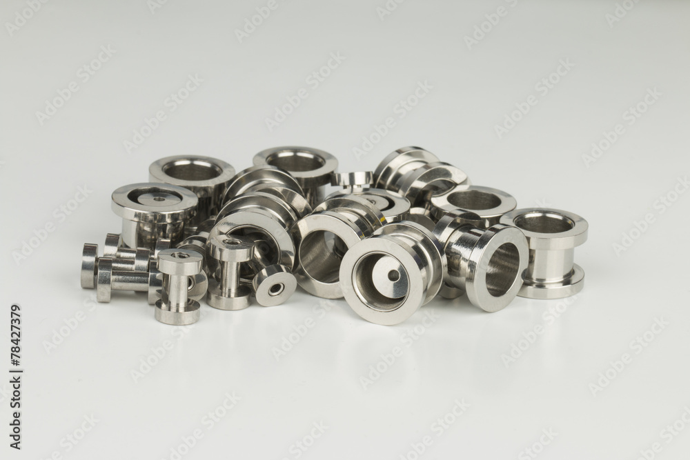 Jewelry for piercing - Stock Image macro. Jewelry for piercing - Stock Image macro.