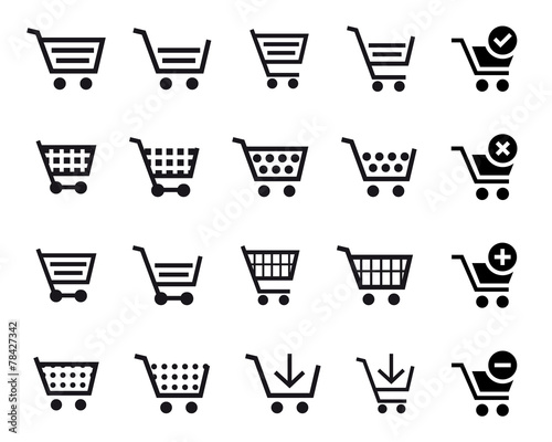 Shopping Cart Icons photo