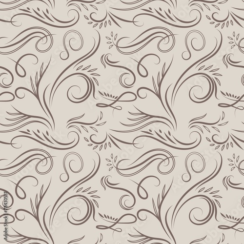 Vintage latte pattern