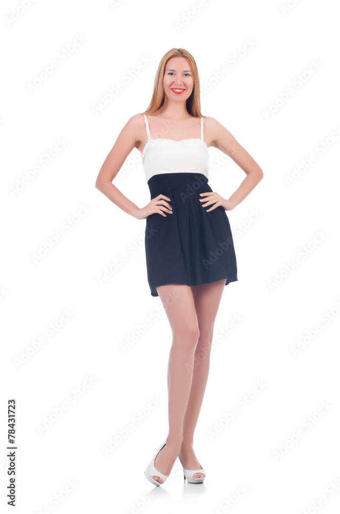 Young woman in fashion concept Young woman in fashion concept