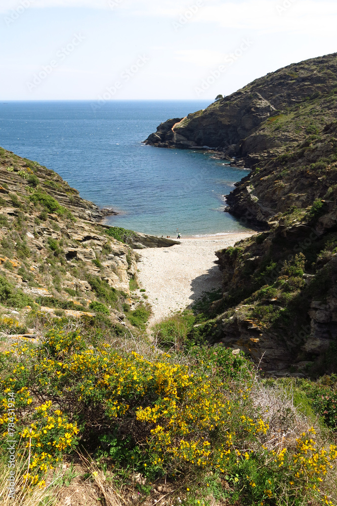 small Mediterranean beach