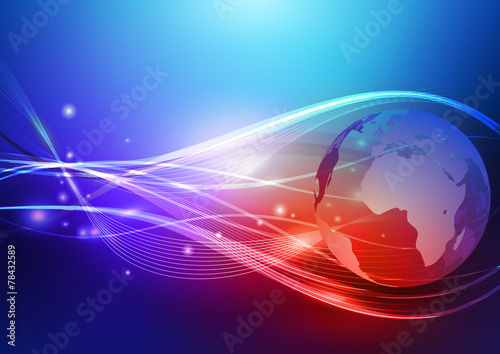 Abstract Technology Background