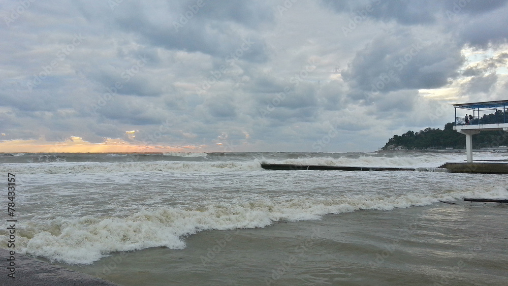 Storm weather at the Black Sea coast Storm weather at the Black Sea coast