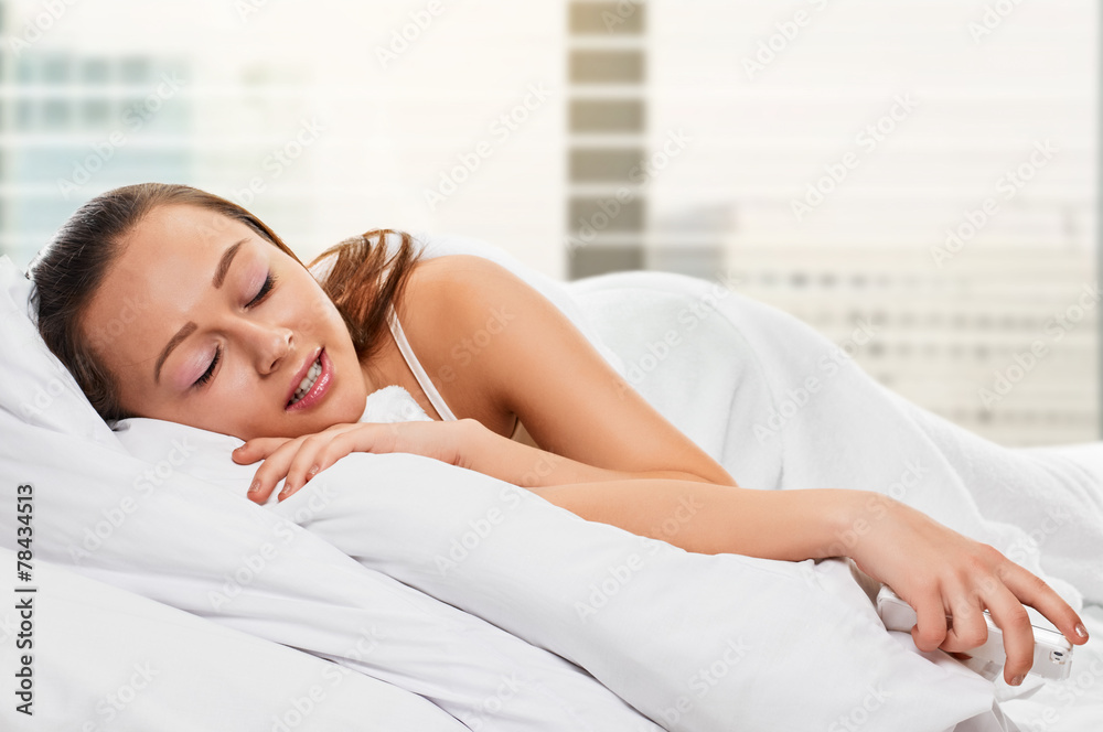 Woman Sleeping by Window Woman Sleeping by Window