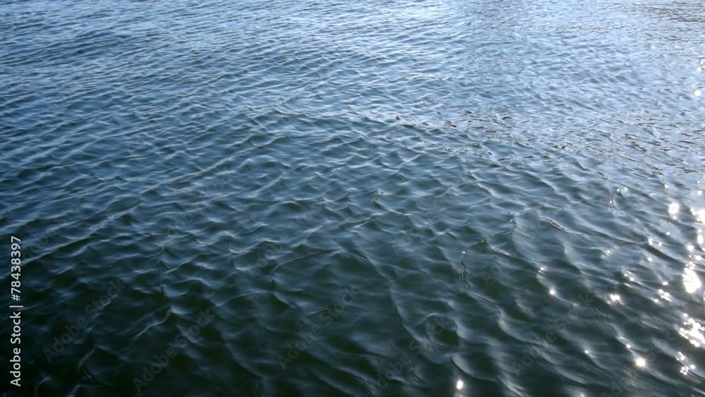 Dark blue water surface with ripples and waves. Dark blue water surface with ripples and waves.