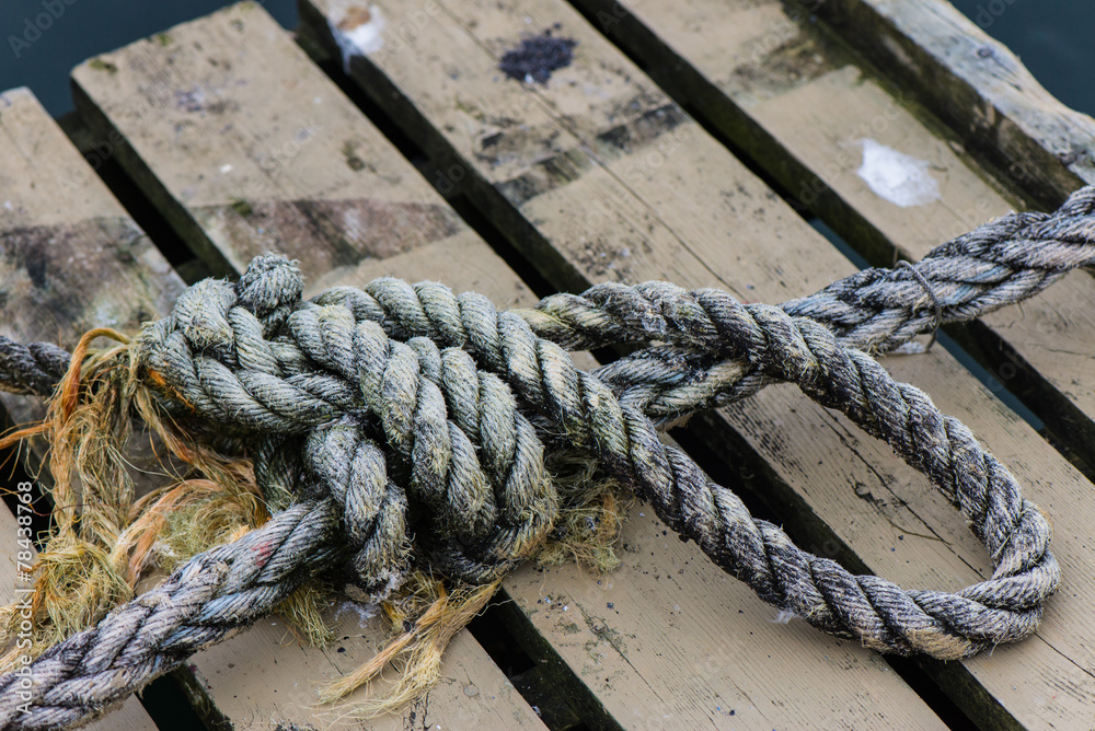 Seil mit Seemannsknoten
rope with sailor knot