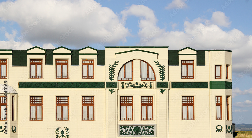 Fototapeta premium Retro building facade