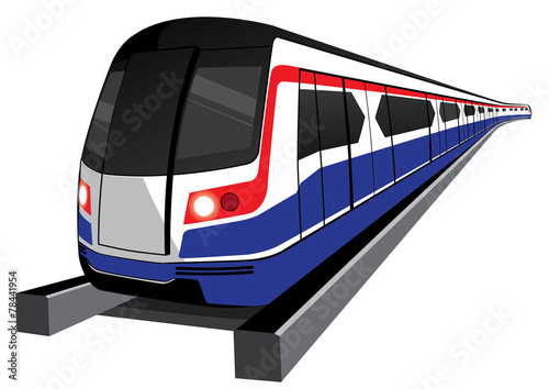 Bangkok skytrain vector icon