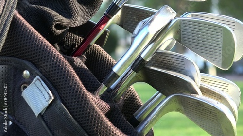 Golf Clubs, Golf Bag, Sports