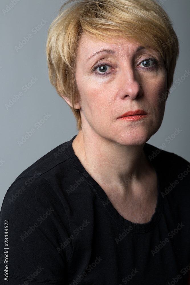 Woman portrait without makeup Woman portrait without makeup