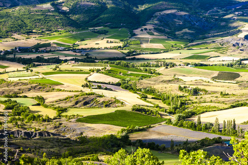 Fototapeta Naklejka Na Ścianę i Meble -  view from Col d'Ey, Rhone-Alpes, France