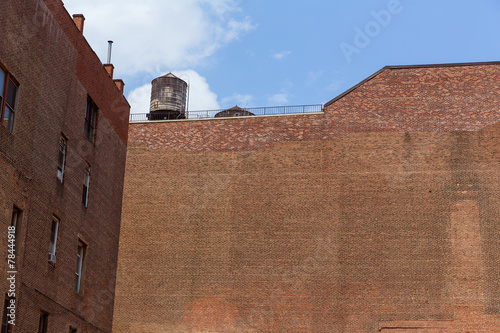 Photography Soho building brickwall in Manhattan New York City