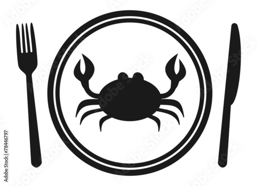a menu of crab
