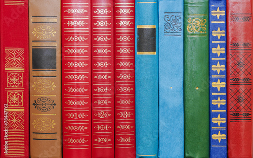 Obraz na płótnie background bindings books w salonie