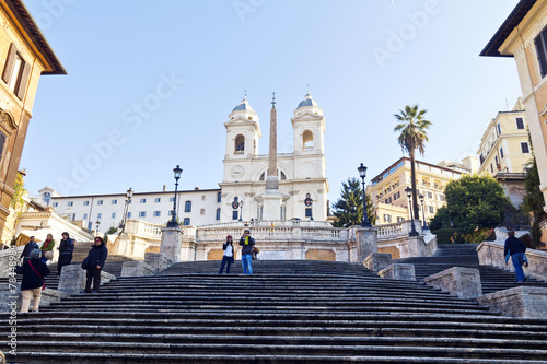 Photography Spanish Steps at morning