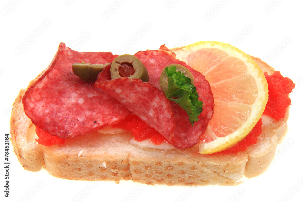 open sandwich (traditional czech)