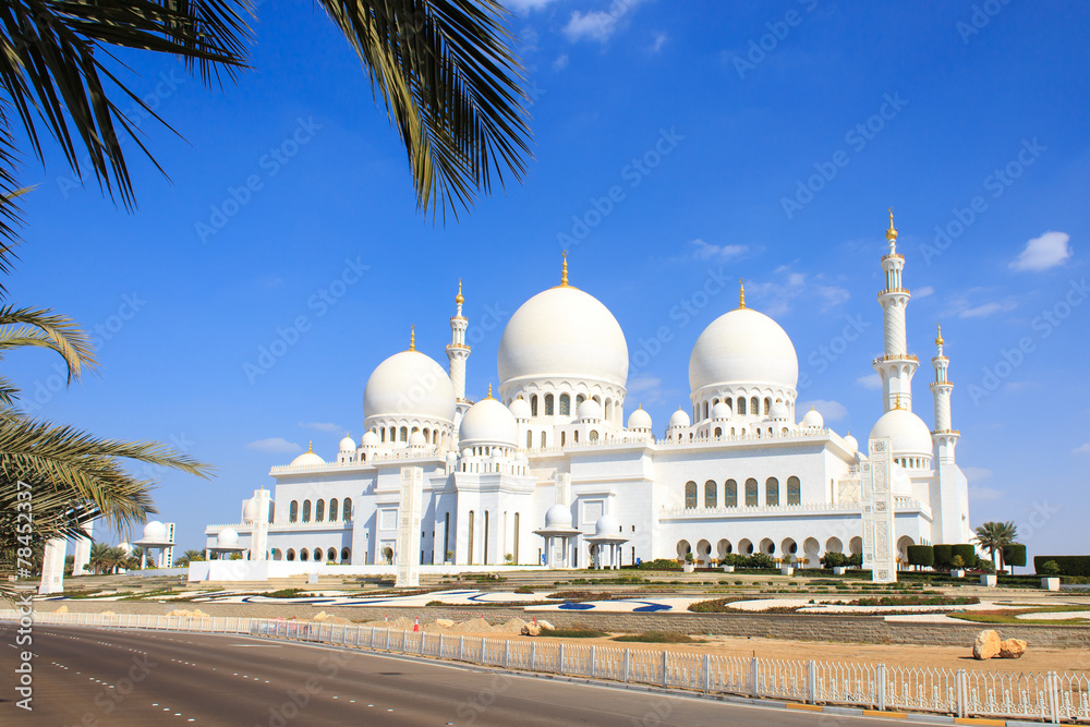 Obraz premium Bin Zayed Grand Mosque Abu Dhabi