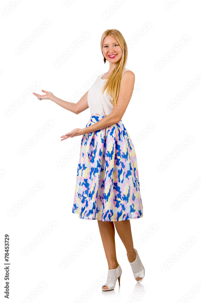 Woman in fashion clothing concept Woman in fashion clothing concept