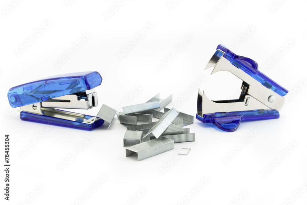 Staples removed and stapler Staples removed and stapler