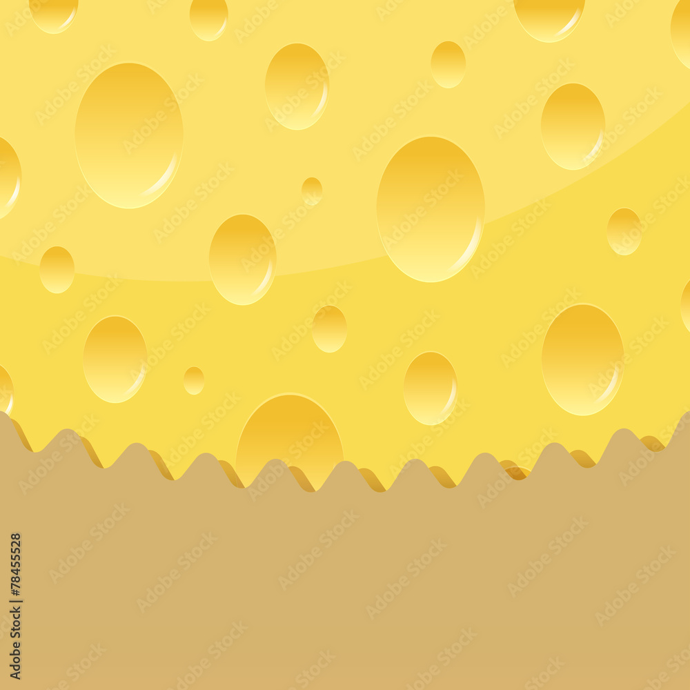 Vector cheese background Vector cheese background