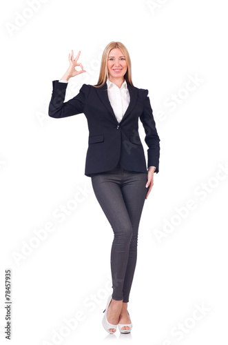 Woman businesswoman in business concept