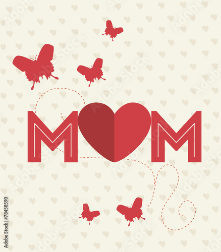 Mother day design, vector illustration.