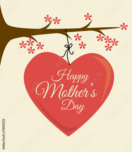 Mother day design, vector illustration.