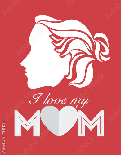 Mother day design, vector illustration.
