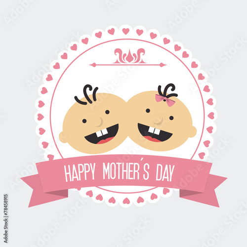 Mother day design, vector illustration.